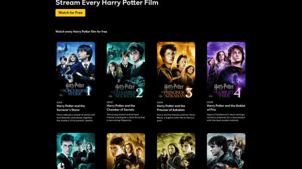 How To Watch Harry Potter (Entire Series) In Canada For Free - 2022